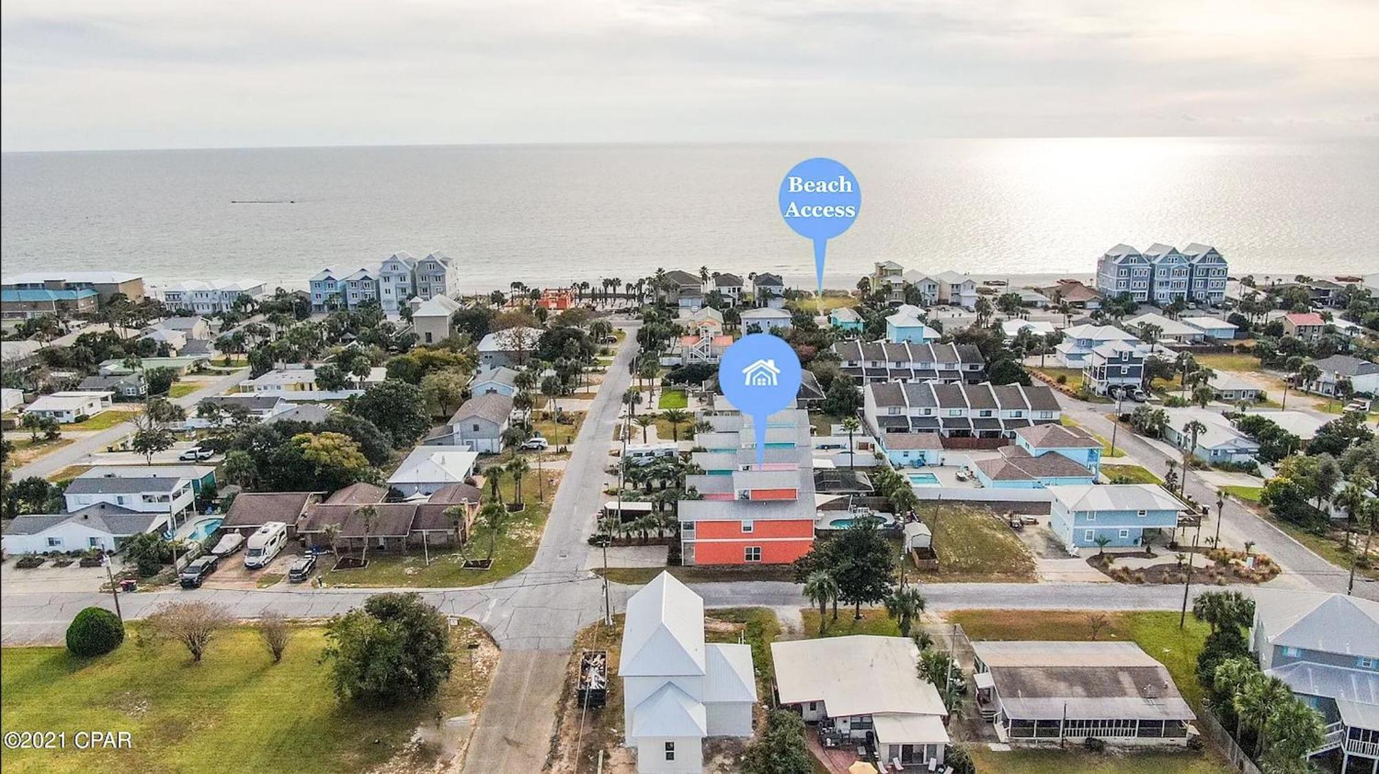 Panama Paradise Beach House/3 Min Beach Walk Panama City Beach Zewnętrze zdjęcie